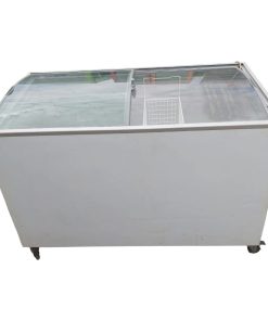 Sliding Glass Top Ice Cream Display Freezer